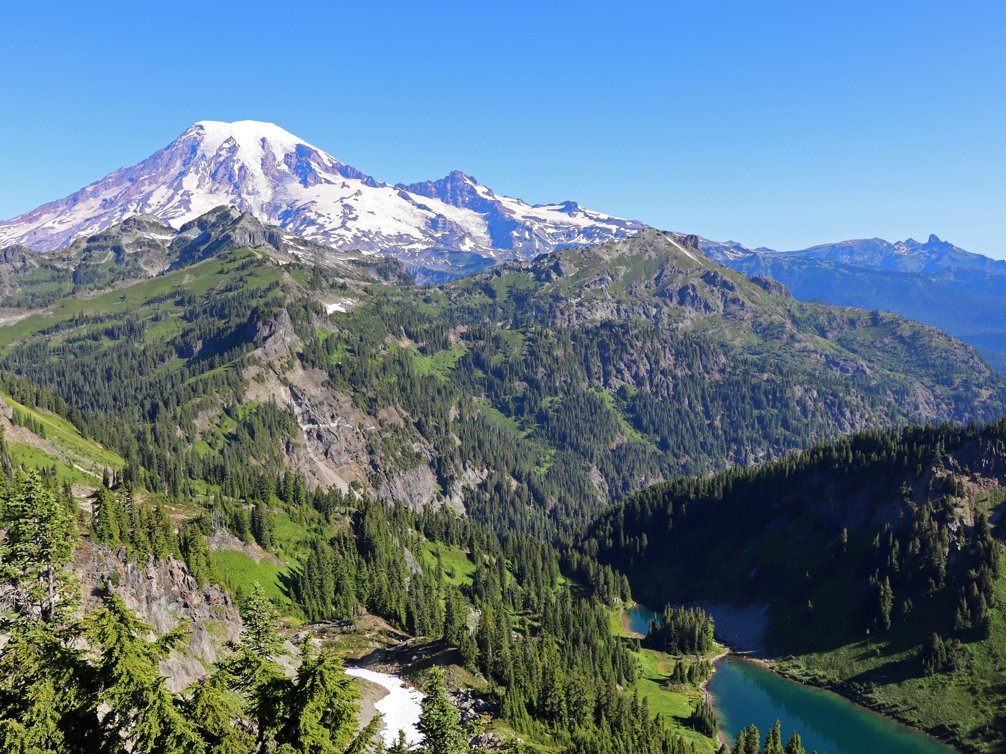 Free download high resolution image - free image free photo free stock image public domain picture -Mount Rainier and Tatoosh Lakes at Tatoosh Wilderness