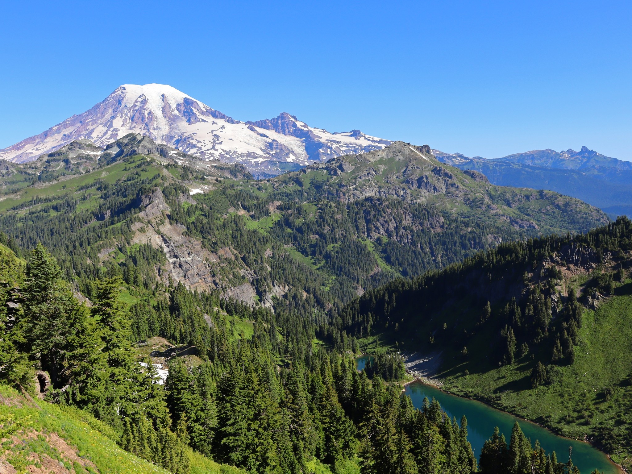 Free download high resolution image - free image free photo free stock image public domain picture -Mount Rainier and Tatoosh Lakes at Tatoosh Wilderness