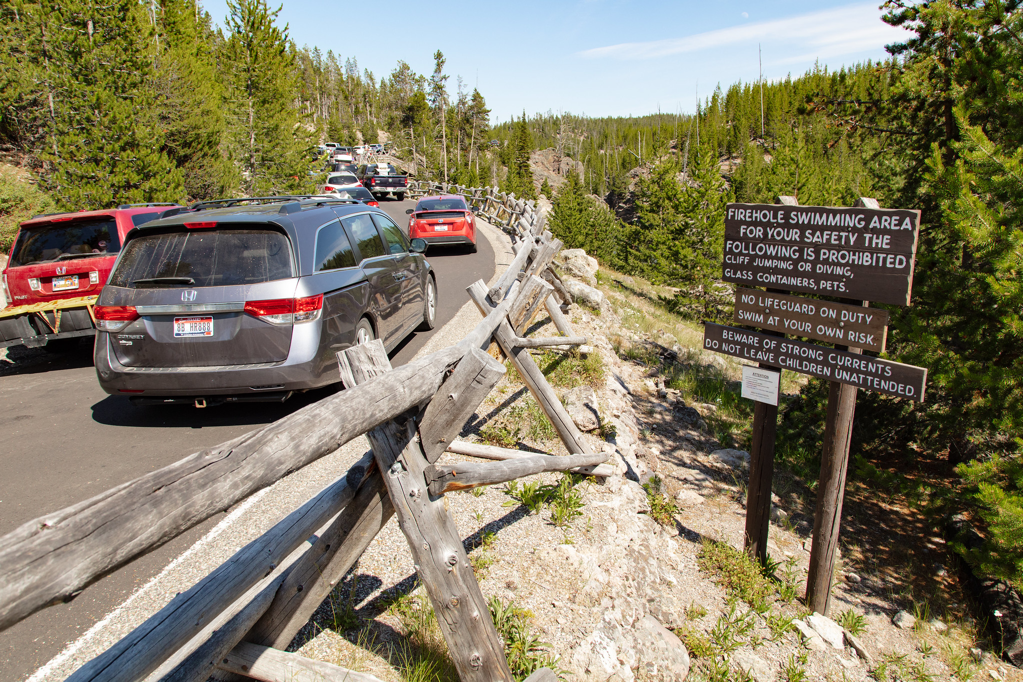 Free download high resolution image - free image free photo free stock image public domain picture -Firehole Swimming Area parking lot