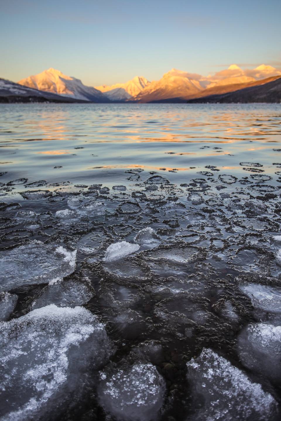 Free download high resolution image - free image free photo free stock image public domain picture  Winter Ice on Lake McDonald