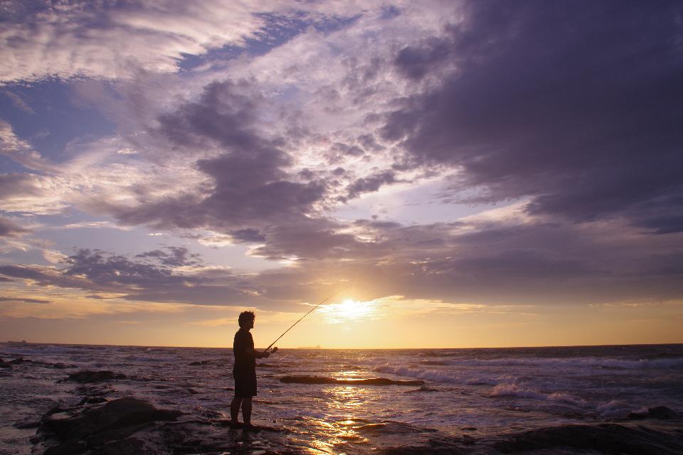 Free download high resolution image - free image free photo free stock image public domain picture  sunset fishing. fisher with spinning rod