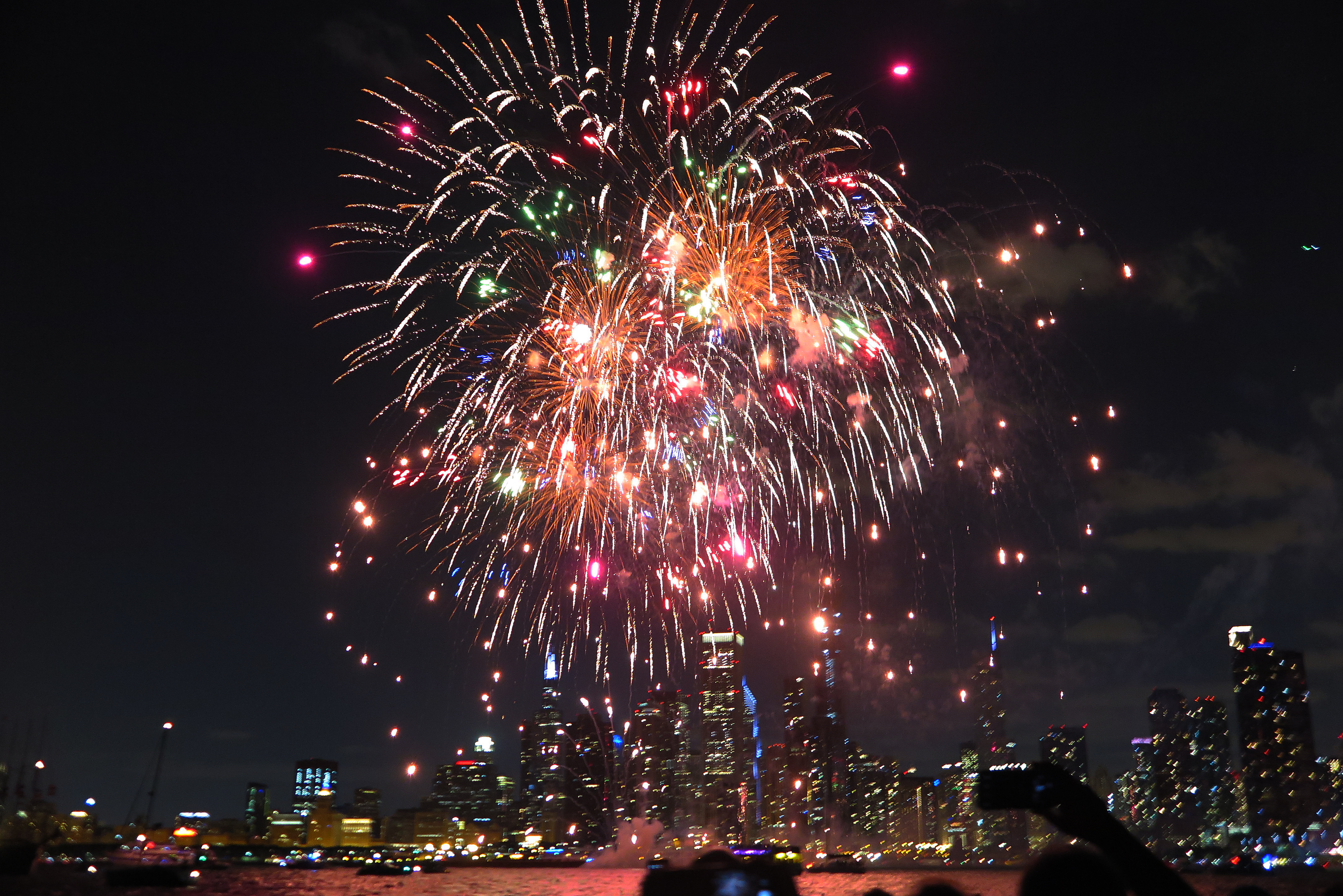 Free download high resolution image - free image free photo free stock image public domain picture -View of Chicago downtown and Navy Pier with grand fireworks