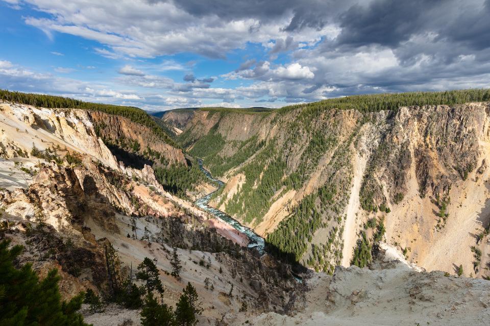 Free download high resolution image - free image free photo free stock image public domain picture  Grand Canyon of the Yellowstone from Inspiration Point