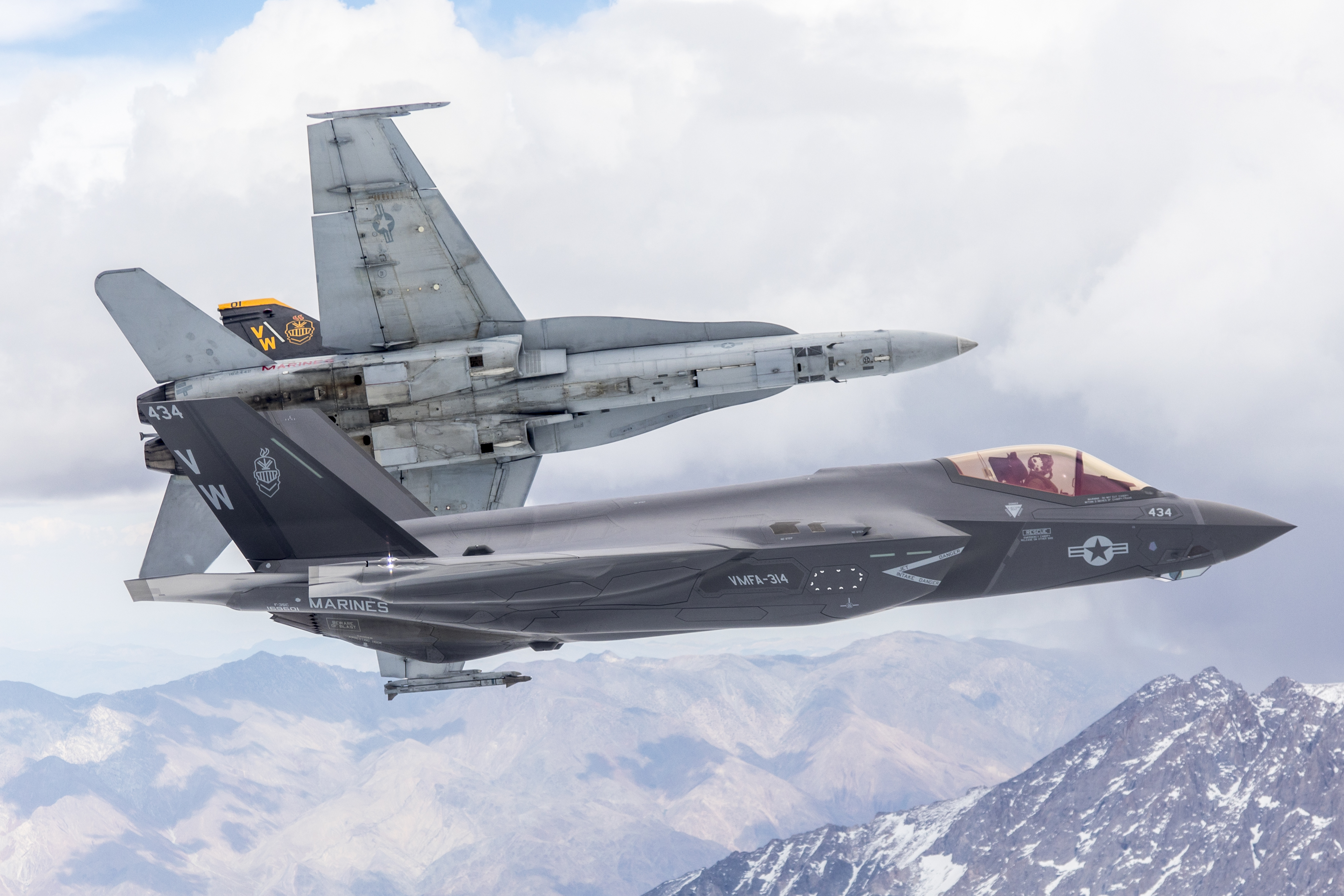 Free download high resolution image - free image free photo free stock image public domain picture -Lockheed Martin F-35C Lightning II and F/A-18A