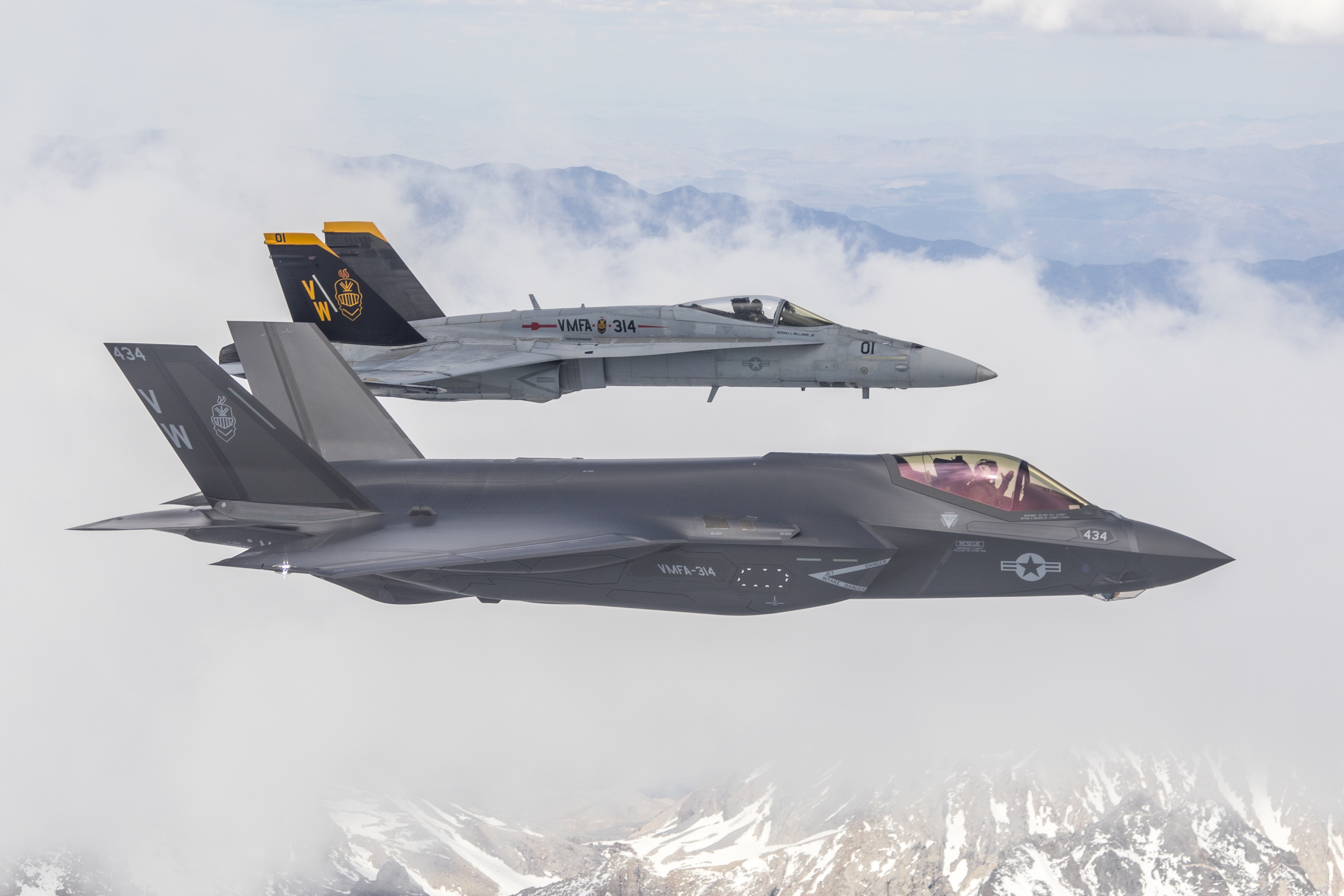 Free download high resolution image - free image free photo free stock image public domain picture -Lockheed Martin F-35C Lightning II and F/A-18A