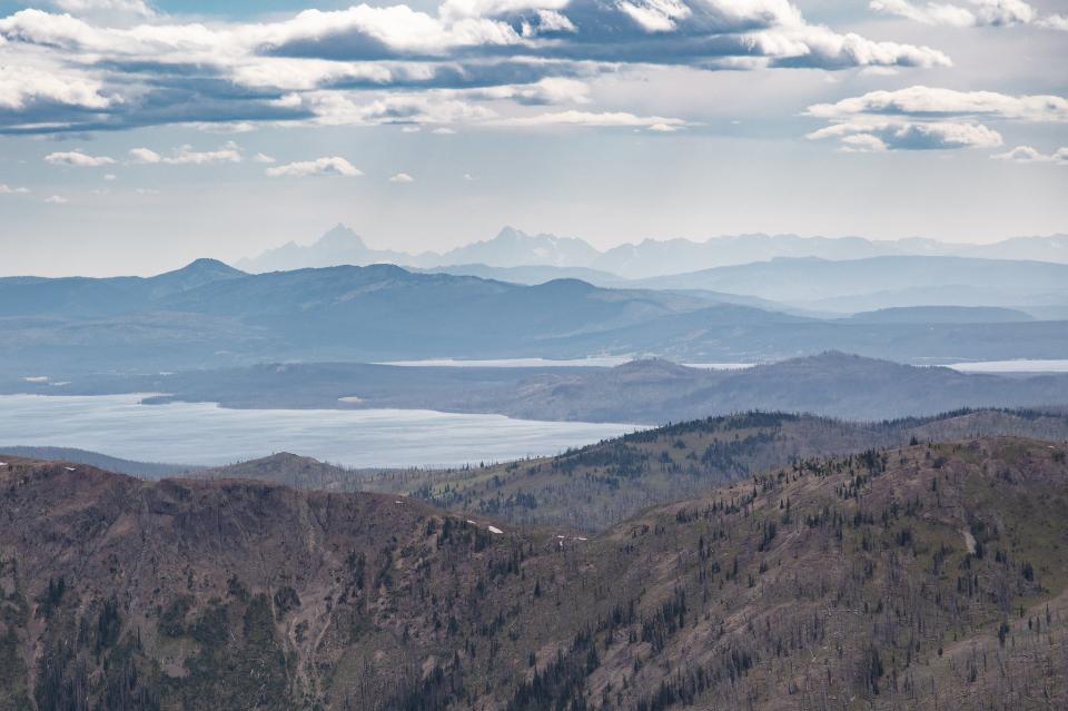 Free download high resolution image - free image free photo free stock image public domain picture  Teton Range and Yellowstone Lake from Avalanche Peak