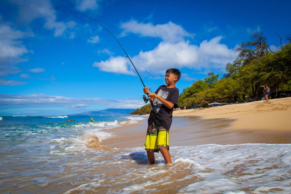 Free download high resolution image - free image free photo free stock image public domain picture  Kid fishing on the shore in Hawaiian Islands