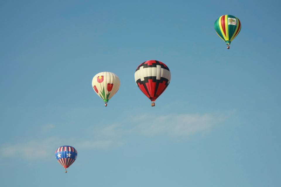 Free download high resolution image - free image free photo free stock image public domain picture  Colorful hot air balloons flying over mountain