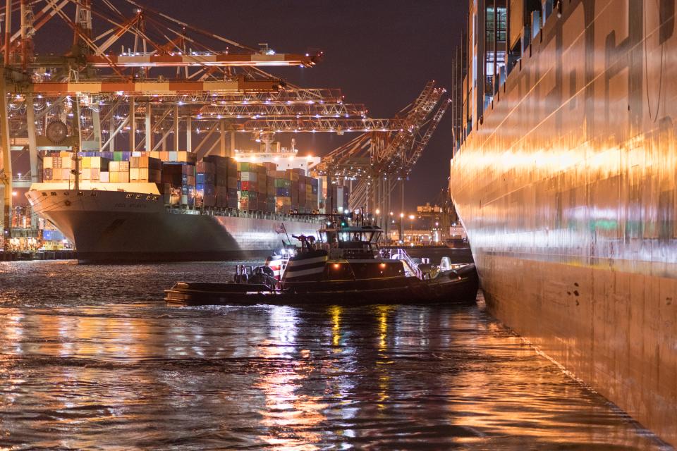 Free download high resolution image - free image free photo free stock image public domain picture  Industrial container freight Trade Port scene at night