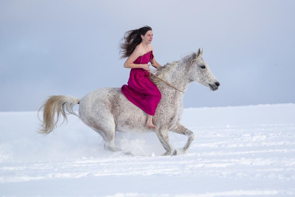 Free download high resolution image - free image free photo free stock image public domain picture  Young woman riding Latvian horse breed