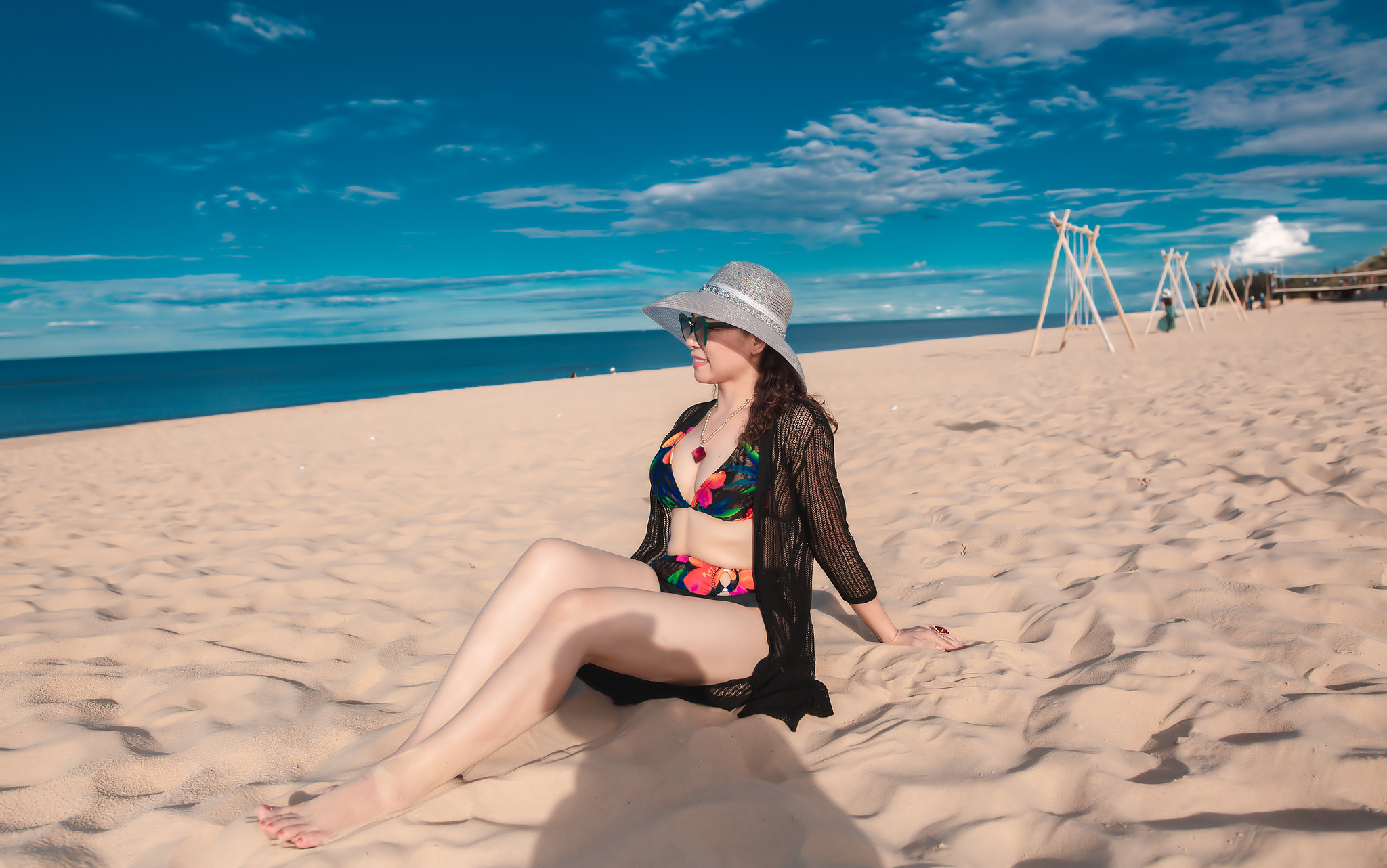 Free download high resolution image - free image free photo free stock image public domain picture -Asian Sexy girl lying on the tropical beach