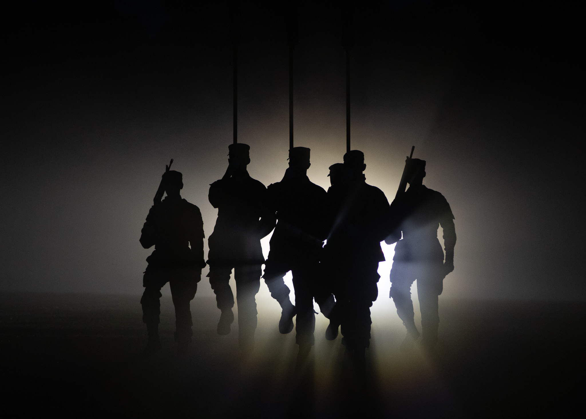 Free download high resolution image - free image free photo free stock image public domain picture -Silhouettes of walking six soldiers