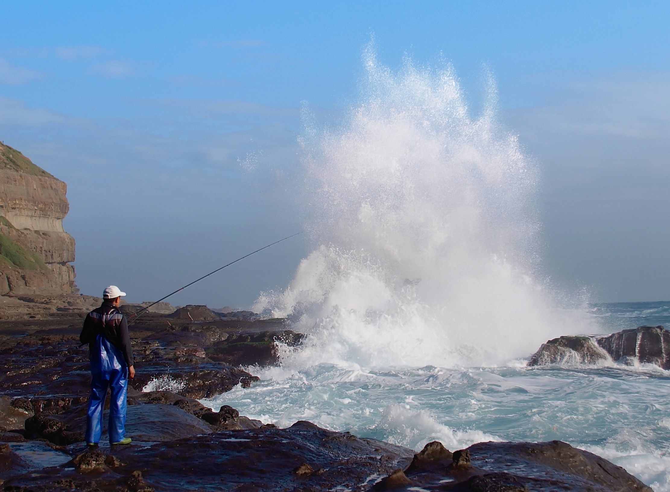 Free download high resolution image - free image free photo free stock image public domain picture -Fisherman stands on the beach and throws a fishing rod